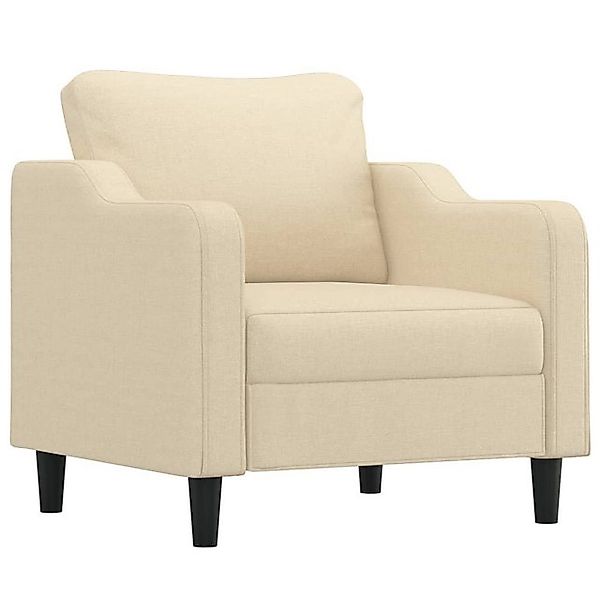 vidaXL Sofa Sessel Creme 60 cm Stoff günstig online kaufen