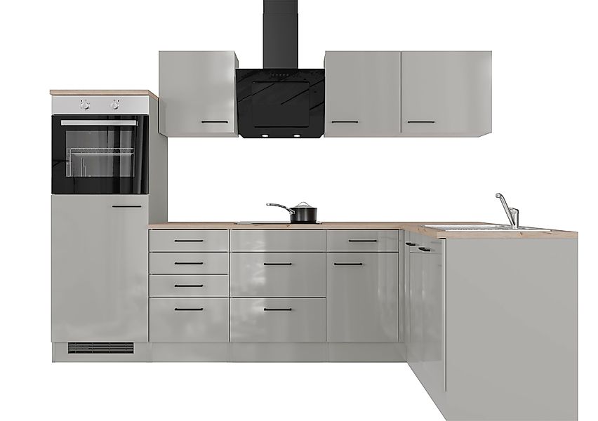 Flex-Well Küchenzeile Lund, Gesamtbreite 280x170 cm, günstig online kaufen