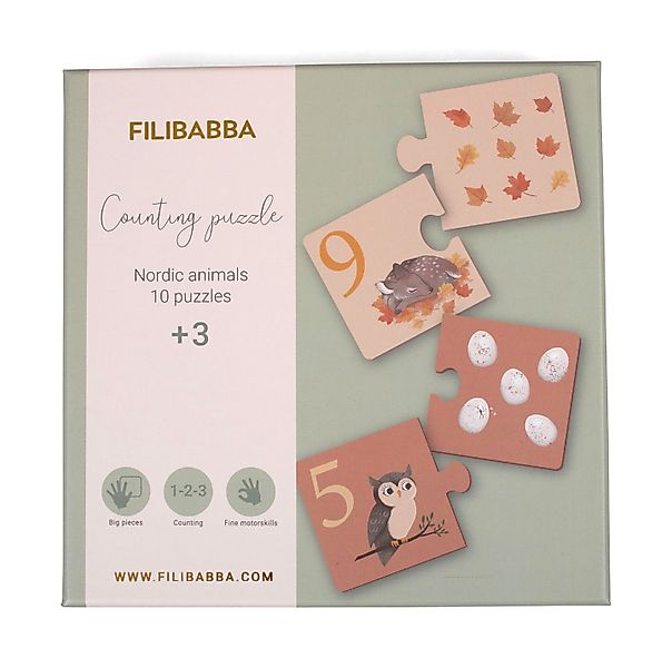 FILIBABBA Puzzle Mein erstes Puzzle: Tierwelten günstig online kaufen