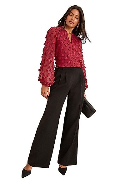 Love & Roses Langarmbluse Love & Roses Bluse mit 3D-Punkten, Regular (1-tlg günstig online kaufen