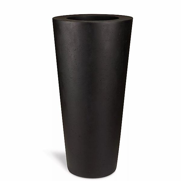 Polystone Conical Outdoor Bodenvase Ø 46 cm, Höhe 95 cm anthrazit günstig online kaufen