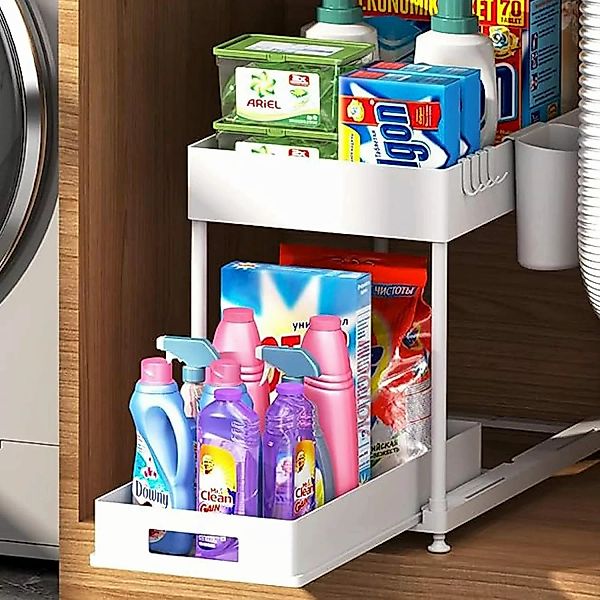 Refined Living Ablageregal Waschbecken Regal, Küchenschrank günstig online kaufen