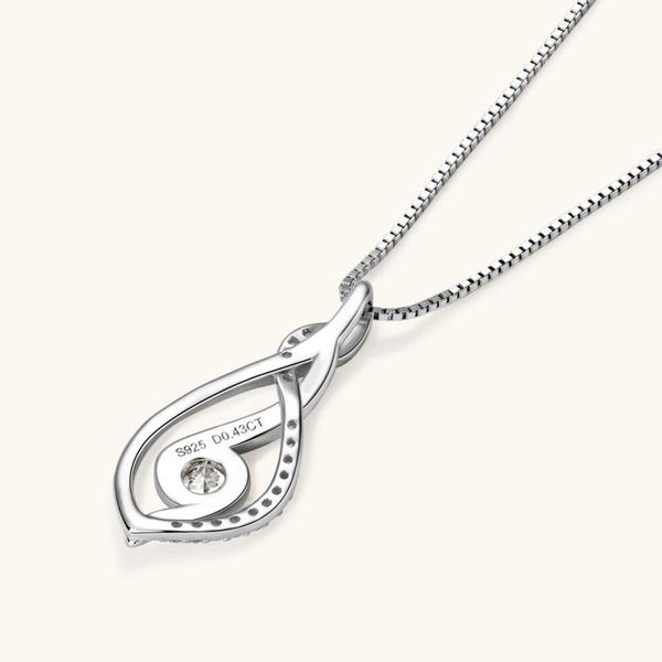 ROUGEMONT Kette mit Anhänger Exklusive Moissanit günstig online kaufen