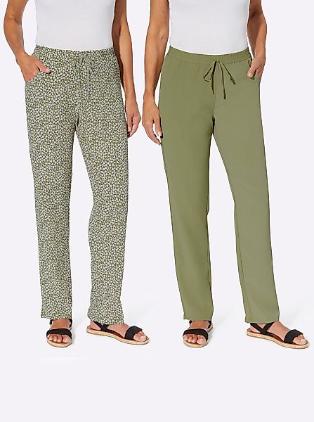 Sieh an! Jerseyhose Schlupfhose (2-tlg) Innenbeinlänge günstig online kaufen