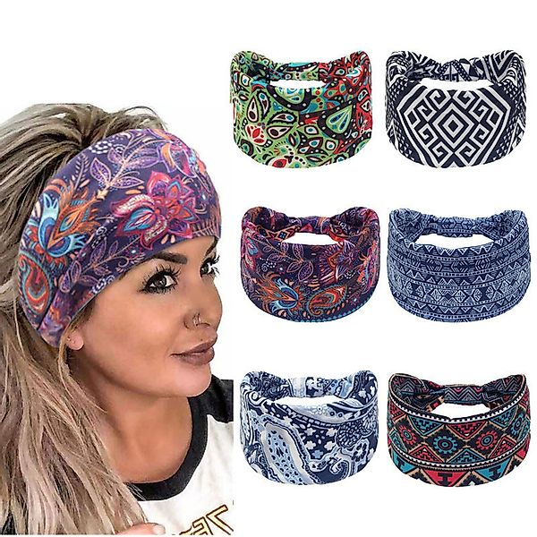 AUKUU Stirnband 6 StückHaarband Damen breiter günstig online kaufen