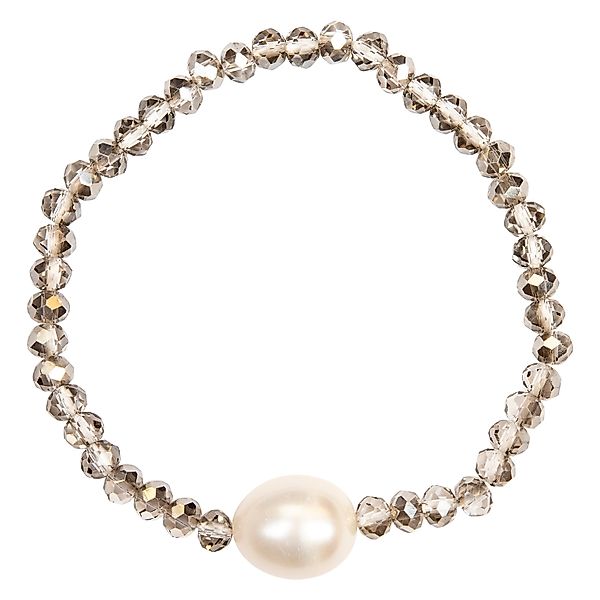 Celia von Barchewitz Perlenarmband Kristallarmband beige günstig online kaufen