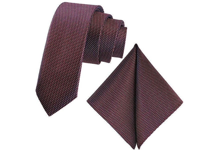 GASSANI Krawatte Dünne Schmale Extra Lange Jacquard Herren-Krawatte Fein Ka günstig online kaufen