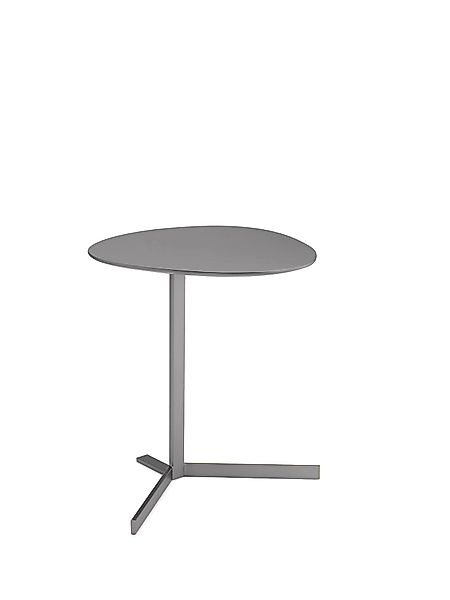 Birdy Kiesel Beistelltisch oval alufarbig H: 45cm günstig online kaufen