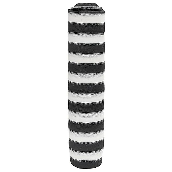 vidaXL Zaunblende Anthrazit und Weiß 1,8x25 m HDPE 75 g/m² 4003663 günstig online kaufen