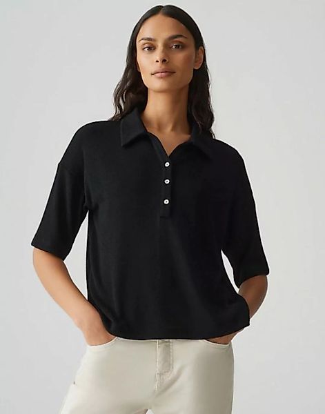 OPUS Poloshirt SILKAS Loose in Strickoptik günstig online kaufen