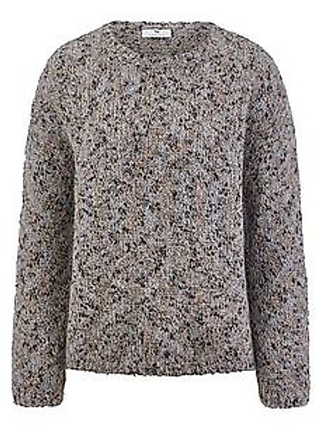 Rundhals-Pullover Peter Hahn grau günstig online kaufen