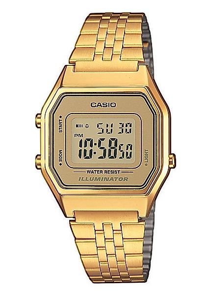 CASIO VINTAGE Chronograph LA680WEGA-9ER, Quarzuhr, Armbanduhr, Damenuhr, Di günstig online kaufen