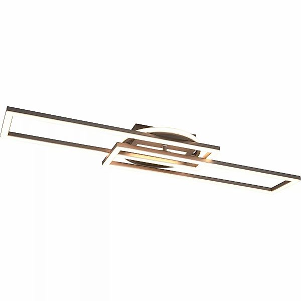 Reality LED Deckenleuchte Twister Nickel matt günstig online kaufen