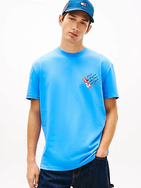 Tommy Jeans T-Shirt "TJM REGULAR FIT SIGN SHIFT" mit Tommy-Logo hinten, Jer günstig online kaufen