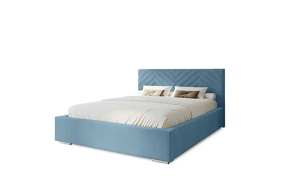Polsterbett mit Stauraum Aberfeldy ¦ blau ¦ Maße (cm): B: 135 H: 100 Betten günstig online kaufen
