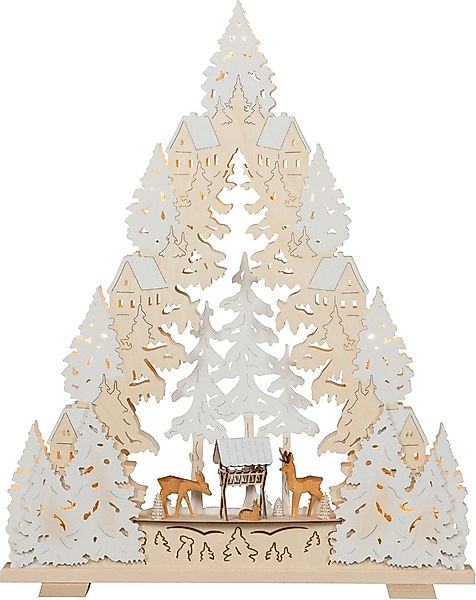 SAICO Original LED Schwibbogen »Premium-Line-Lichterbogen, Waldzauber« Prem günstig online kaufen