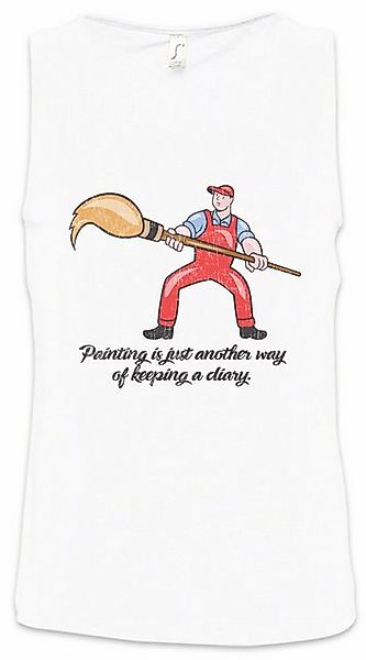 Urban Backwoods Tanktop Painting Ärmelloses T-Shirt Maler Painter Artist La günstig online kaufen