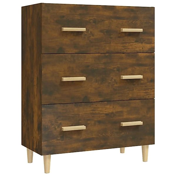 vidaXL Sideboard Räuchereiche 70x34x90 cm Holzwerkstoff 817345 günstig online kaufen