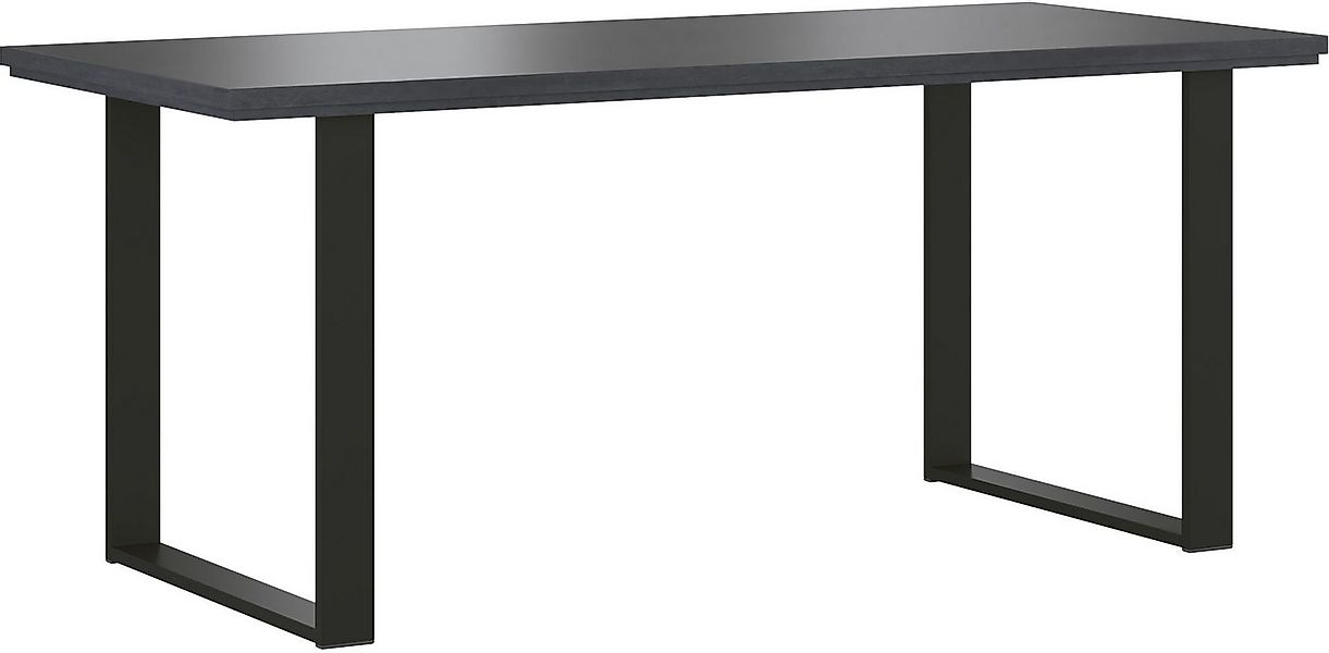 Home affaire Esstisch York, Tisch in Hunton Oak, mit Metallgestell, im Indu günstig online kaufen