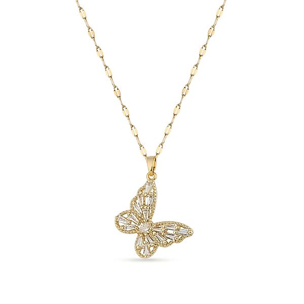 Einzelstück Kette mit Anhänger Butterfly Sparkle günstig online kaufen