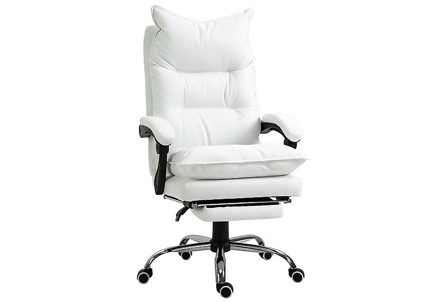 Vinsetto Schreibtischstuhl mit Fußstütze, Rückenlehne (Bürostuhl, 1 St), fü günstig online kaufen