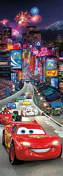 Komar Fototapete »Fototapete - Cars Tokio - Größe 73 x 202 cm«, bedruckt günstig online kaufen