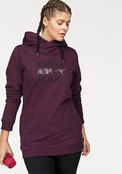 KangaROOS Sweatshirt lange Ärmel, figurumspielende Passform, große Größen günstig online kaufen