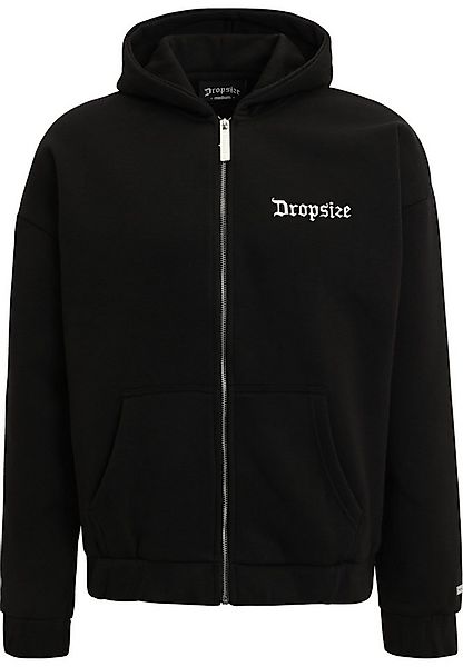 Dropsize Sweatjacke Dropsize Herren Super Heavy Oversize Blank Zip Hoodie günstig online kaufen