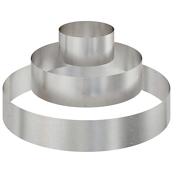 vidaXL Blumentopf Edelstahl Pflanzkübel Edelstahl Ø günstig online kaufen