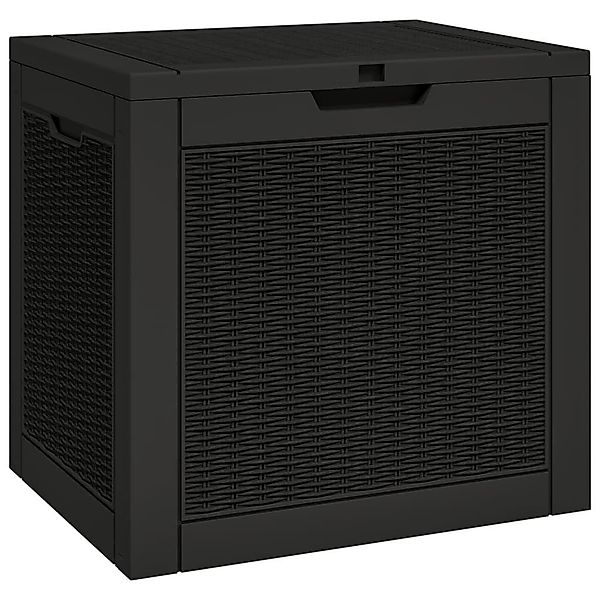 vidaXL Gartenbox Gartenbox Schwarz 55,5x43x53 cm günstig online kaufen