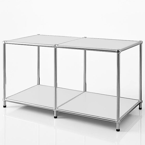 Floordirekt Metallregal Concept Epure MK-016 Sideboard 80 x 40 x 46 cm Weiß günstig online kaufen
