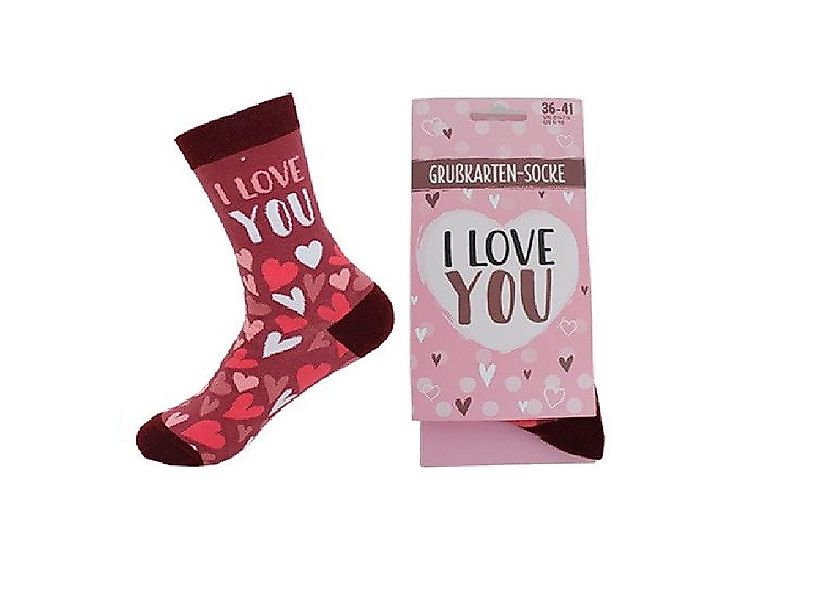 Antonio Freizeitsocken 1 Paar Socken mit Grußkarte tolles Geschenk Motiv: D günstig online kaufen