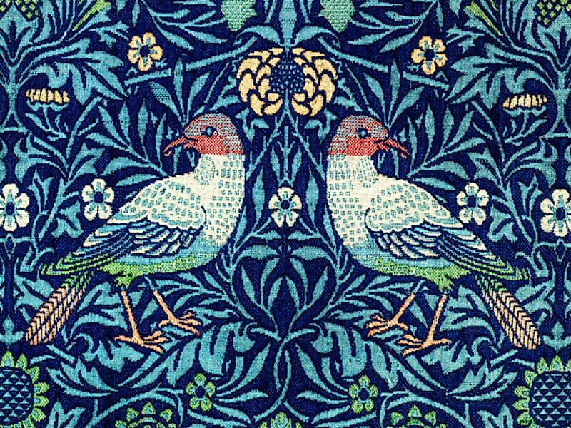 Poster / Leinwandbild - William Morris: Vögel 3 günstig online kaufen