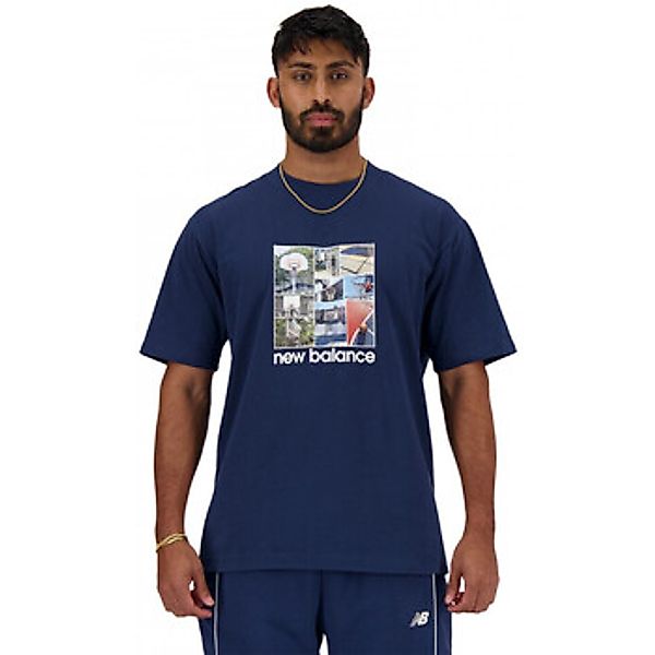 New Balance  T-Shirts & Poloshirts Hoops graphic t-shirt günstig online kaufen