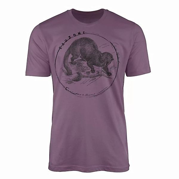Sinus Art T-Shirt Evolution Herren T-Shirt Wickelbär günstig online kaufen
