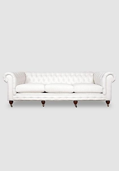 Xlmoebel Sofa Großes Sofa für 4 Personen Chesterfield Polsterung in Weiß au günstig online kaufen