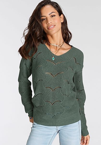 Laura Scott Strickpullover softer Übergangsstrick mit günstig online kaufen