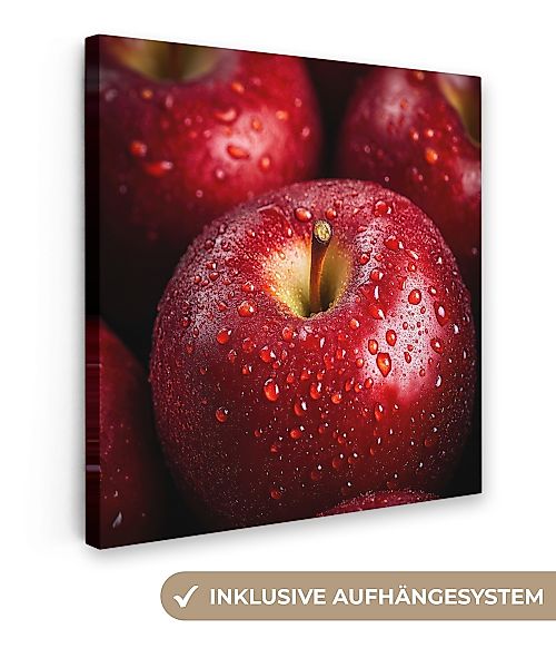 OneMillionCanvasses® Leinwandbild Rot - Äpfel - günstig online kaufen