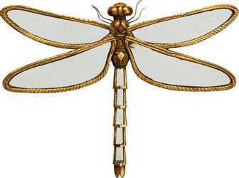 Kare Design Wanddekoobjekt Wandschmuck Dragonfly Mirror günstig online kaufen
