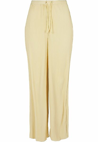 URBAN CLASSICS Stoffhose "Urban Classics Damen Ladies Plisse Pants" günstig online kaufen
