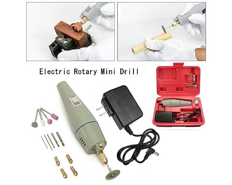 NASUM Fräsbohrer Maximale Präzision: Elektrischer Mini-Bohrer/Schleifset günstig online kaufen