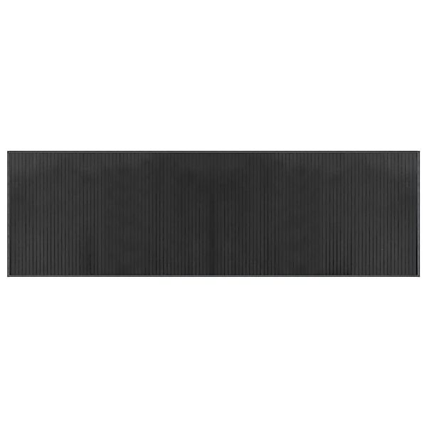 vidaXL Teppich Rechteckig Grau 60x200 Cm Bambus 2010460 günstig online kaufen