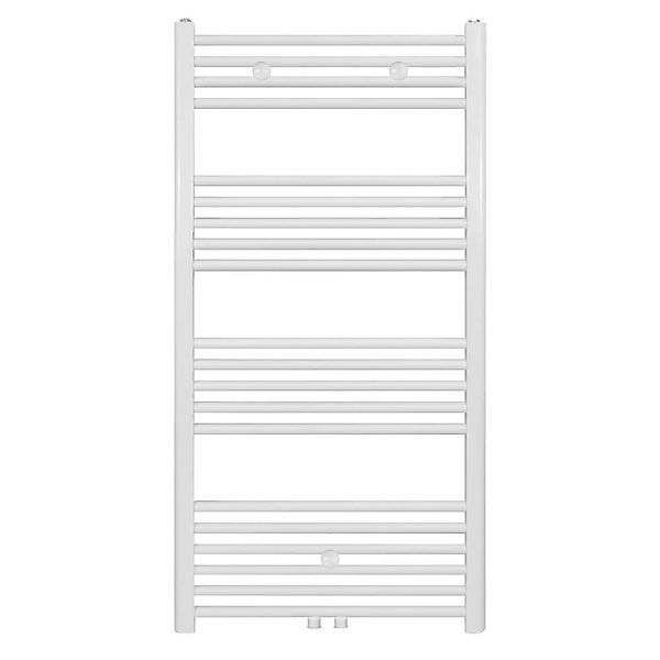 Belrad Badheizkörper Mittelanschluss Weiß Matt Gebürstet 1200 X 600 HxB 616 günstig online kaufen