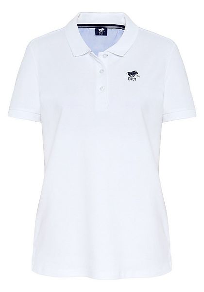 Polo Sylt Poloshirt im puristischen Design mit Logo-Stickerei günstig online kaufen