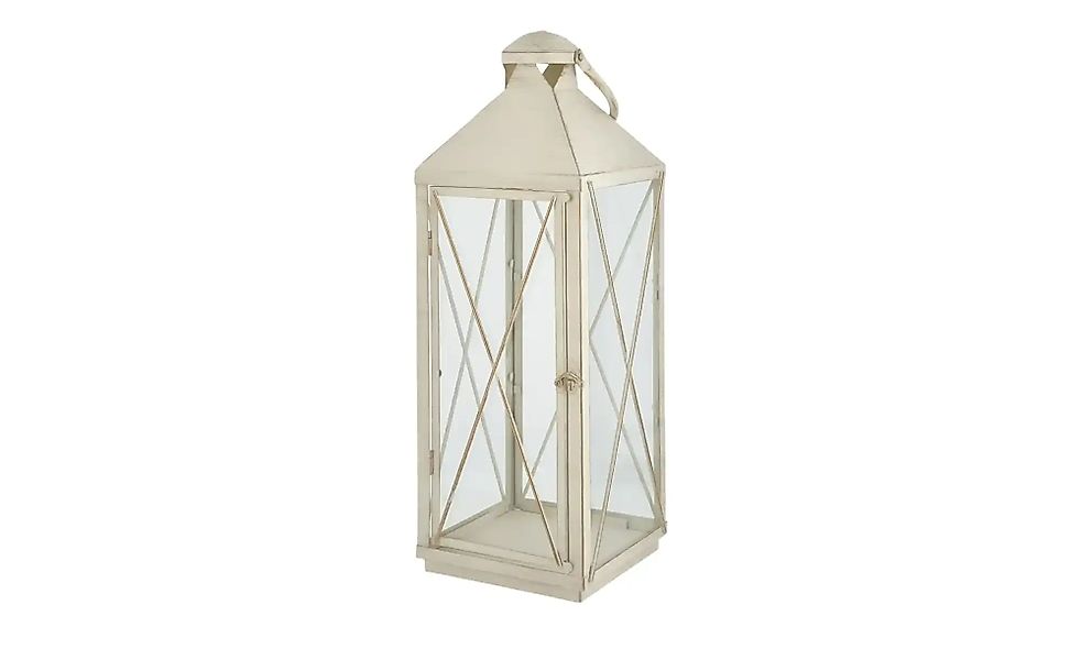 Laterne   ¦ creme ¦ Metall,Glas ¦ Maße (cm): B: 20,5 H: 57,5 T: 20.5 Access günstig online kaufen