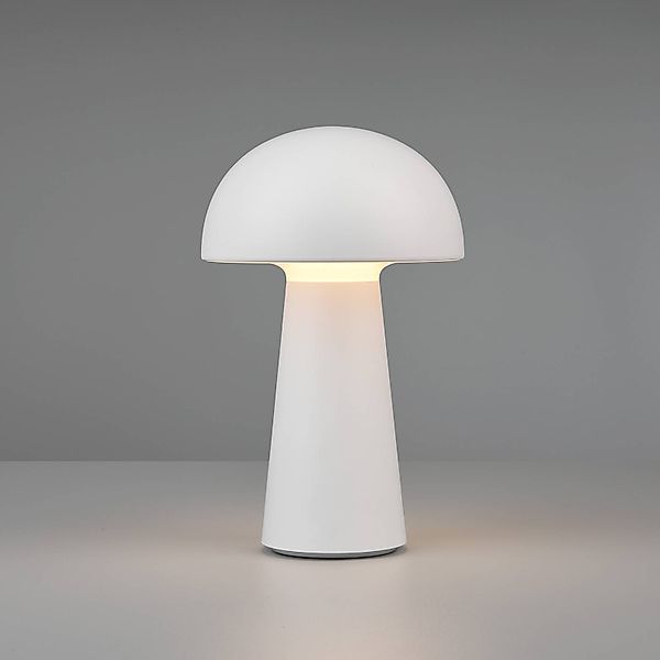 LED-Tischleuchte Lennon IP44, Akku, Touchdim, weiß günstig online kaufen