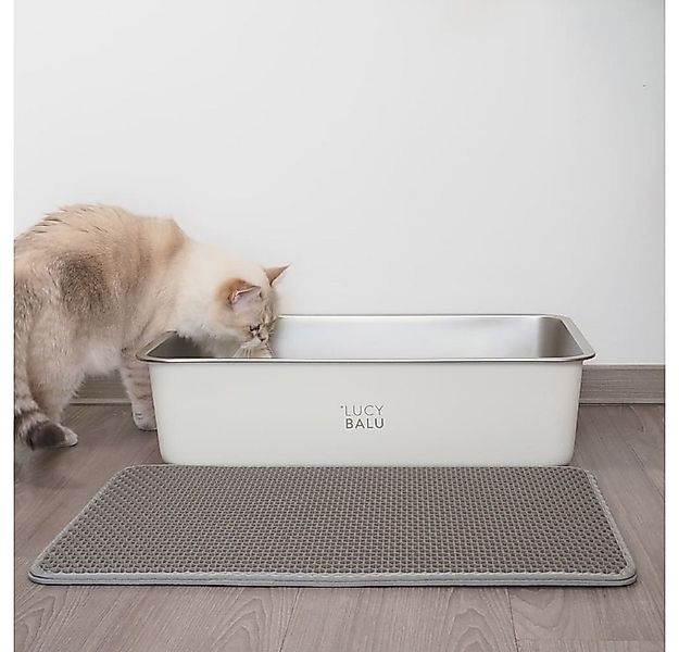 LucyBalu Katzentoilette Streumatte LOOMAT, zweilagiger Katzenklo Vorleger, günstig online kaufen