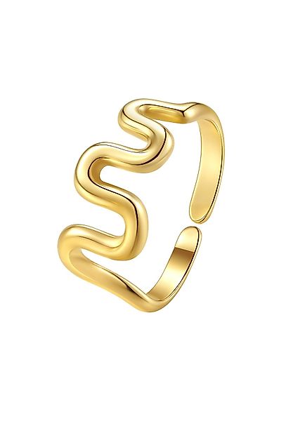 Hey Happiness Fingerring Abstrakte Wellen, Offener günstig online kaufen