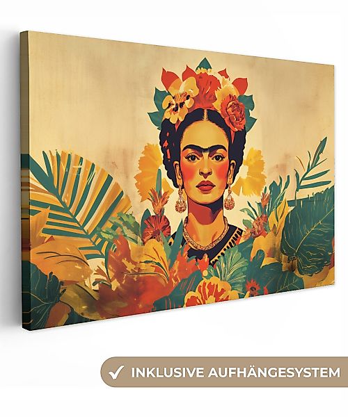 OneMillionCanvasses® Leinwandbild Feminin - Blumen - günstig online kaufen