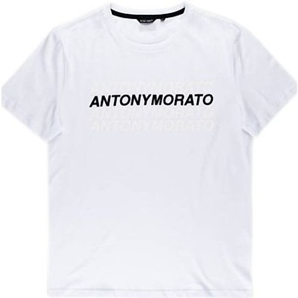 Antony Morato  T-Shirt Tshirt Męski Super Slim Fit White günstig online kaufen